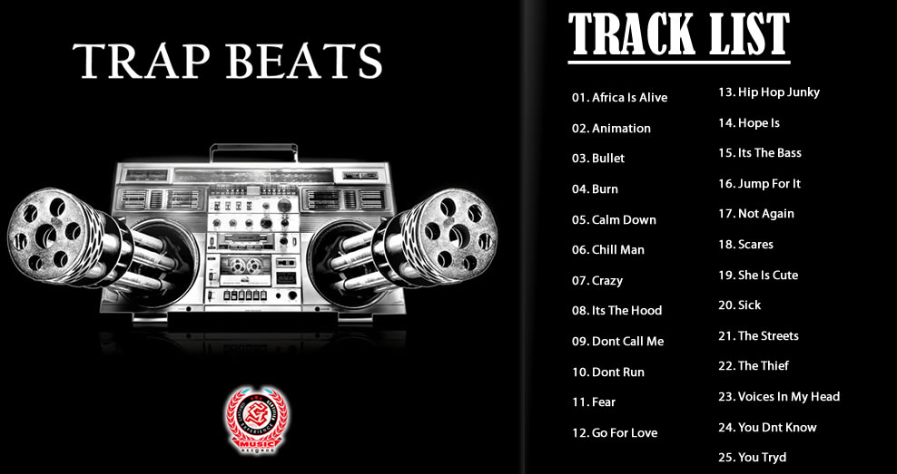 trap beats rap beats track list